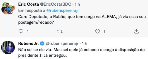 Aliados de Weverton e Brandão trocam farpas nas redes socais