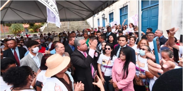 Vereadores de São Luís recebem professores