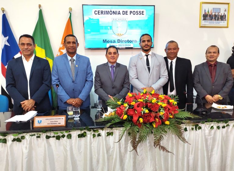 Capitão Lucas toma posse com discurso de pacificação da Câmara de Bacabeira