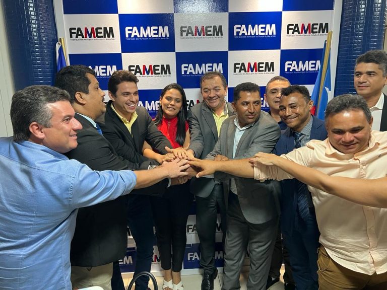 Ivo Rezende recebe representantes dos vice-prefeitos e dos vereadores em reunião na Famem