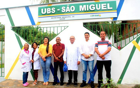 Calvet Filho entrega requalificação de UBS em povoado de Rosário