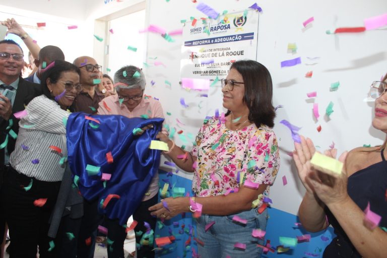 Raposa: Eudes Barros reforma, amplia escola e leva ensino em tempo integral para o Cumbique