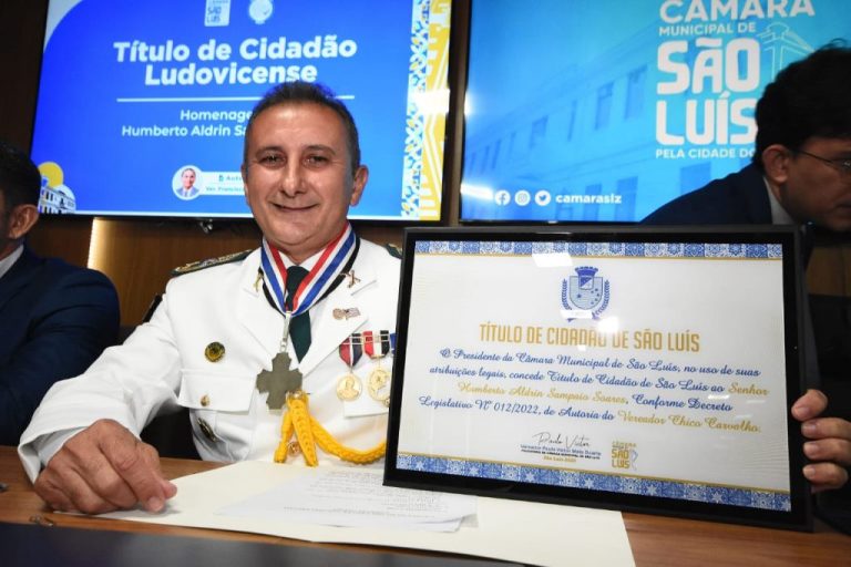 Coronel Humberto Aldrin é o mais novo cidadão de São Luís