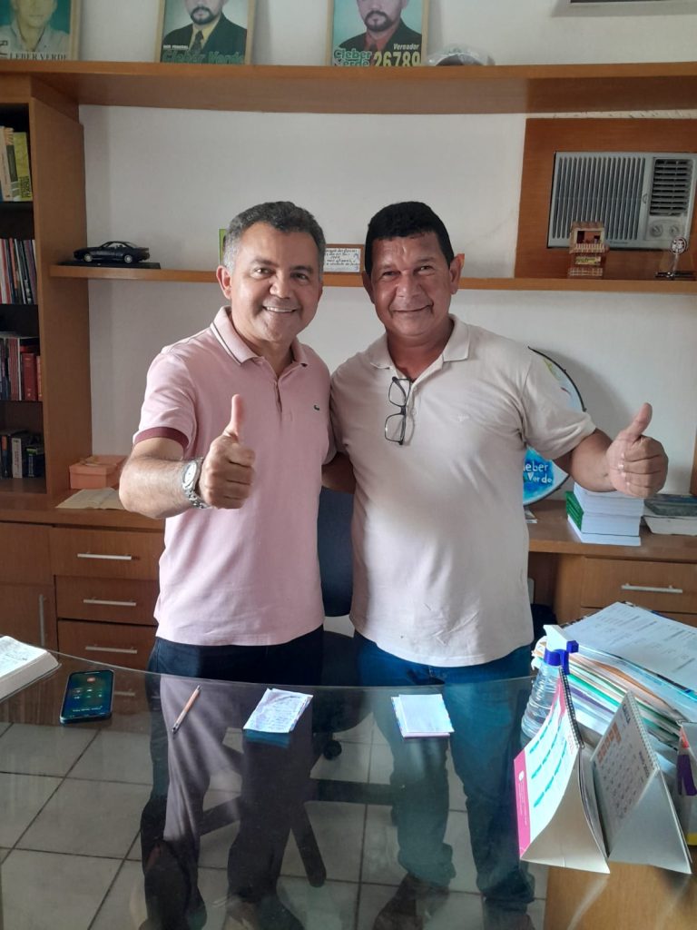 Presidente da Câmara de Central do Maranhão se reúne com deputado federal Cléber Verde