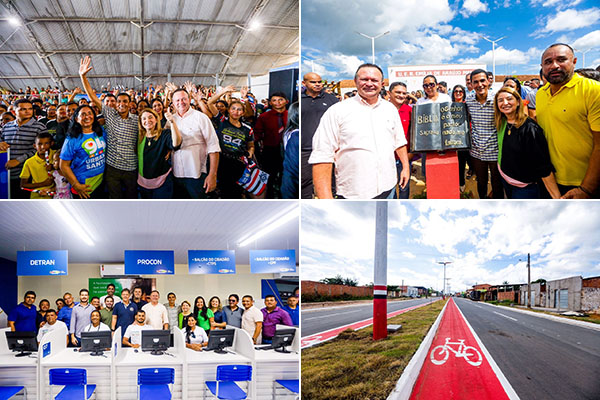 Brandão entrega obras nos 94 anos de aniversário de Urbano Santos