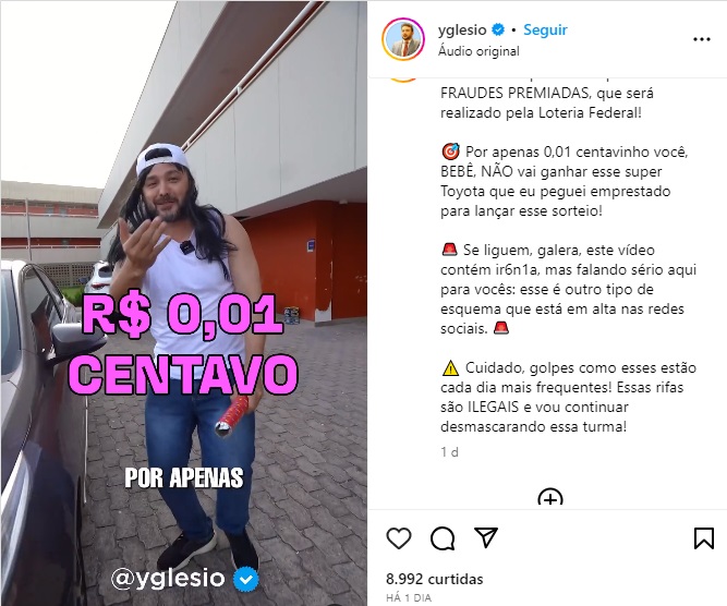 Lei que proíbe a divulgação do 'Jogo do Tigre' por influencers é