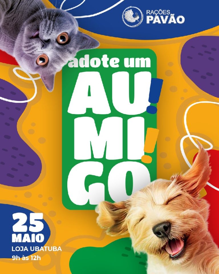 Ação pet da Agropecuária Pavão vai ofertar atendimento clínico gratuito e adoção de cães e gatos