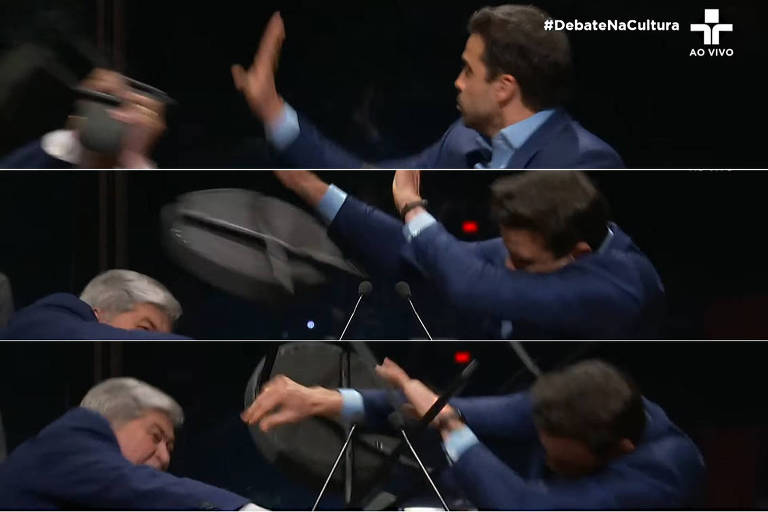 Cadeirada leva Datena ao assunto mais comentado do país e rende memes