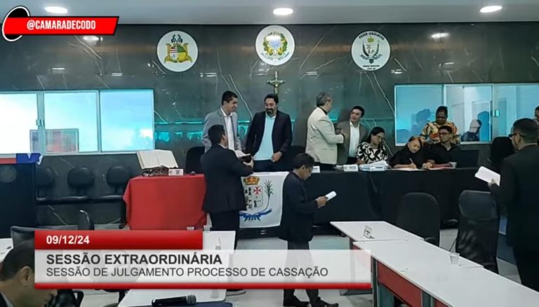 Câmara Municipal de Codó cassa o mandato do prefeito de Codó